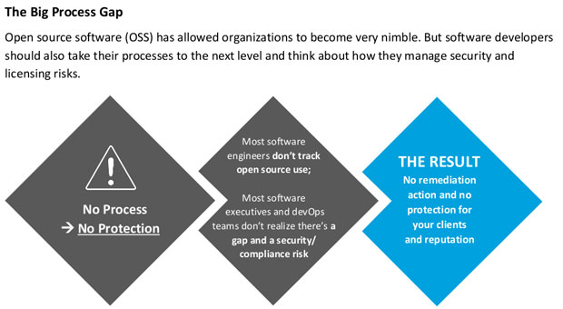 Flexera process gap chart