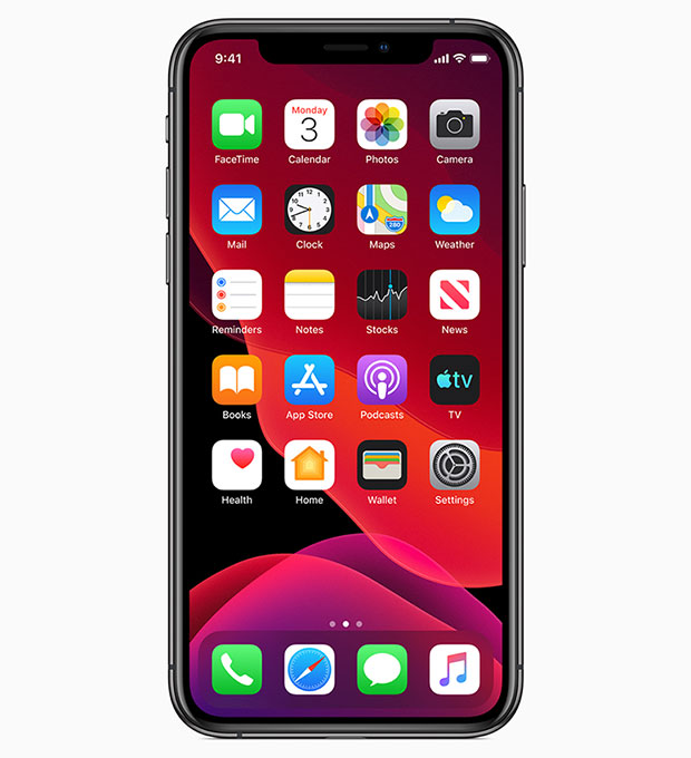 Apple iOS 13, iPhone XS