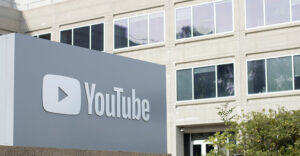 YouTube headquarters building in San Bruno, Calif.