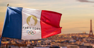 Paris 2024 Olympics flag